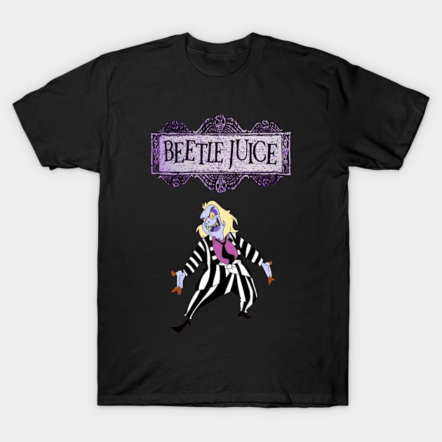 Cartoon Beetlejuice T-Shirt by Silent N